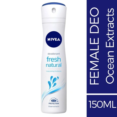 Nivea Women Whitening Body Spray - FRESH NATURAL 150ml