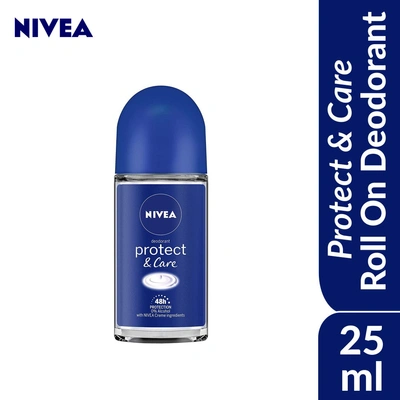 Nivea WOMEN Roll-On Deodorant - PROTECT & CARE 25ml/50ml