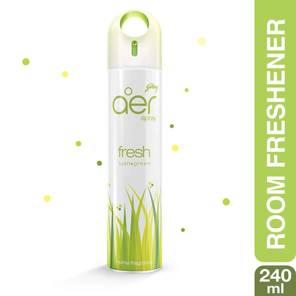 Godrej AER Room Freshner Spray - FRESH Lush Green 240ml-BM1229