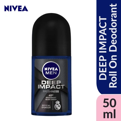 Nivea MEN Roll-On Deodorant - DEEP IMPACT FRESHNESS 50ml