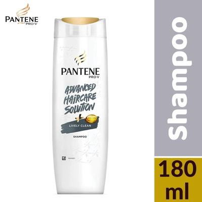 Pantene Shampoo - Lively Clean 180ml Bottle
