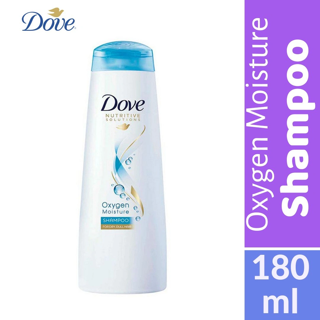 Dove Shampoo - Oxygen Moisture 180ml-BM1361