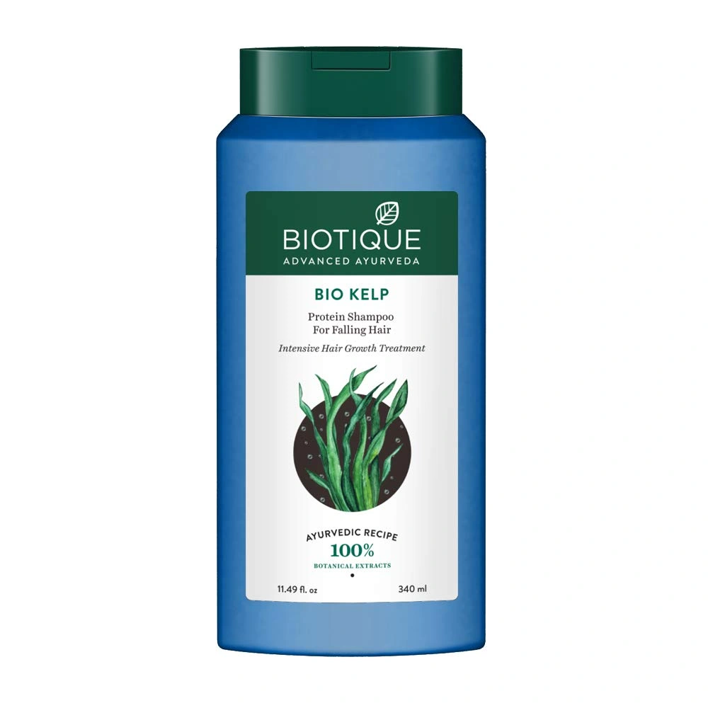Biotique Shampoo - Bio Kelp (Protien Shampoo) 340ml Bottle-BM1366