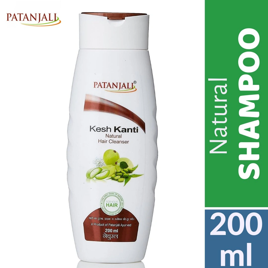 Patanjali Shampoo - Natural 200ml-BM1389