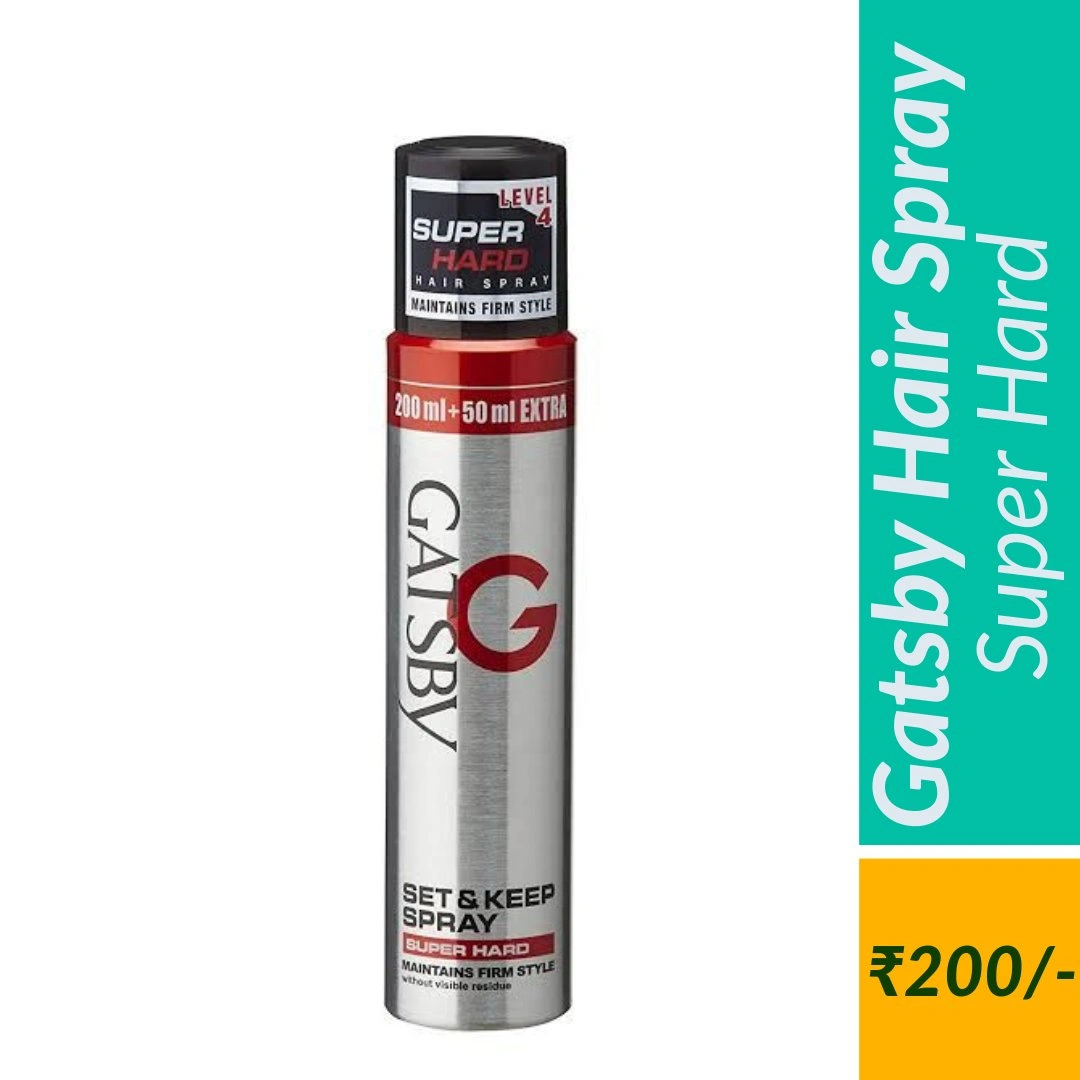 Gatsby Set And Keep Super Hard Hair Spray -250ml-BM1458