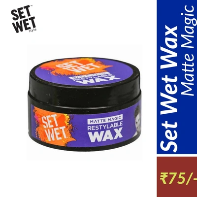 Set Wet Matte Magic Hair Styling Wax- 25g