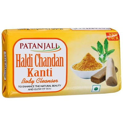Patanjali Soap - Haldi Chandan Bathing Bar 75g