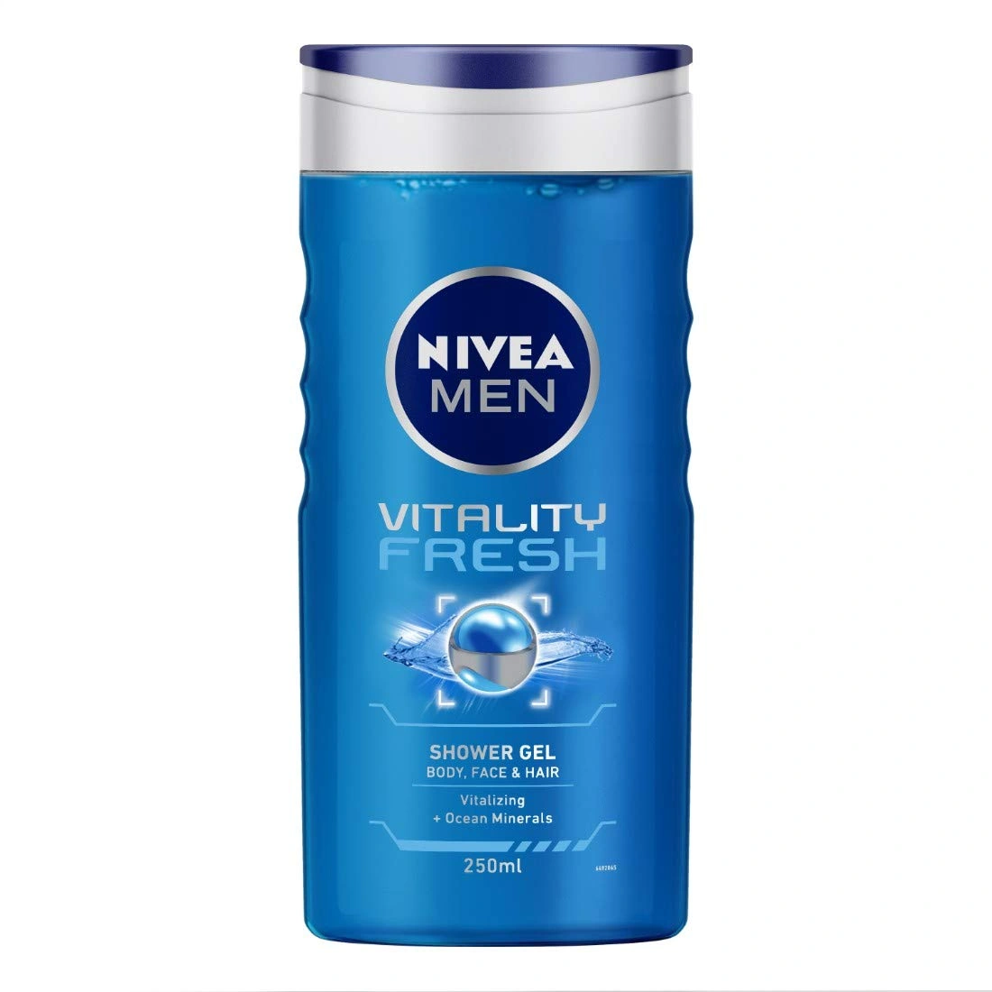 Nivea Men Shower Gel - Vitality Fresh Body Wash 250ml Bottle-BM1527