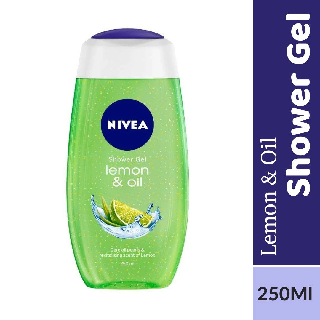 Nivea Shower Gel - Lemon &amp; Oil Body Wash 250ml Bottle-BM1531