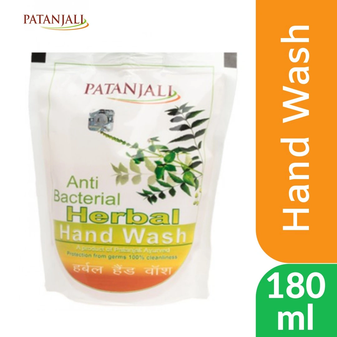 Patanjali Handwash - Herbal Refill - 180ml-BM1534