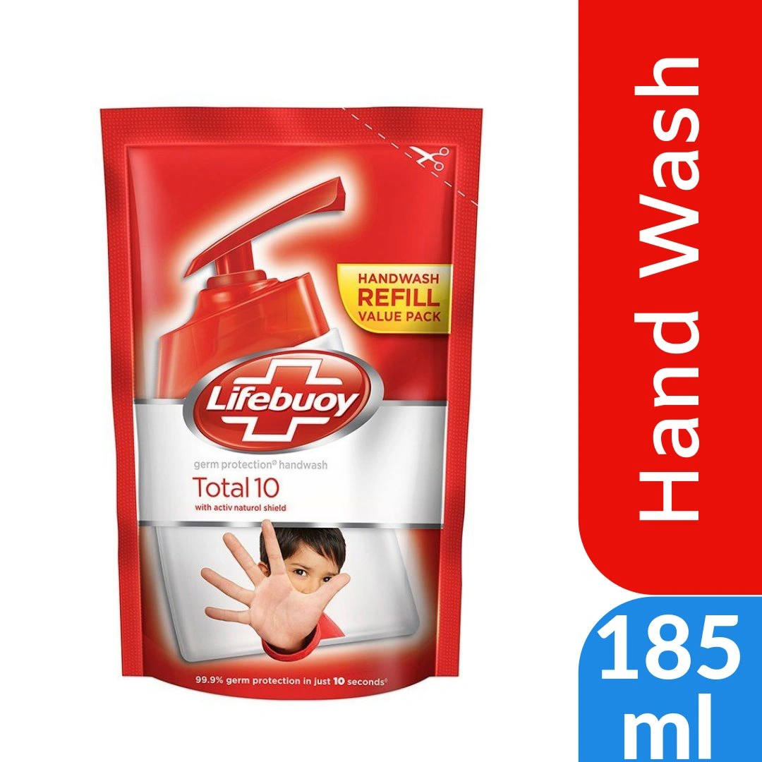 Lifebuoy Handwash - Total 10 Refill 185ml-BM1536