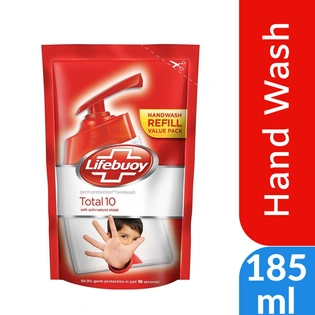 Lifebuoy Handwash - Total 10 Refill 185ml