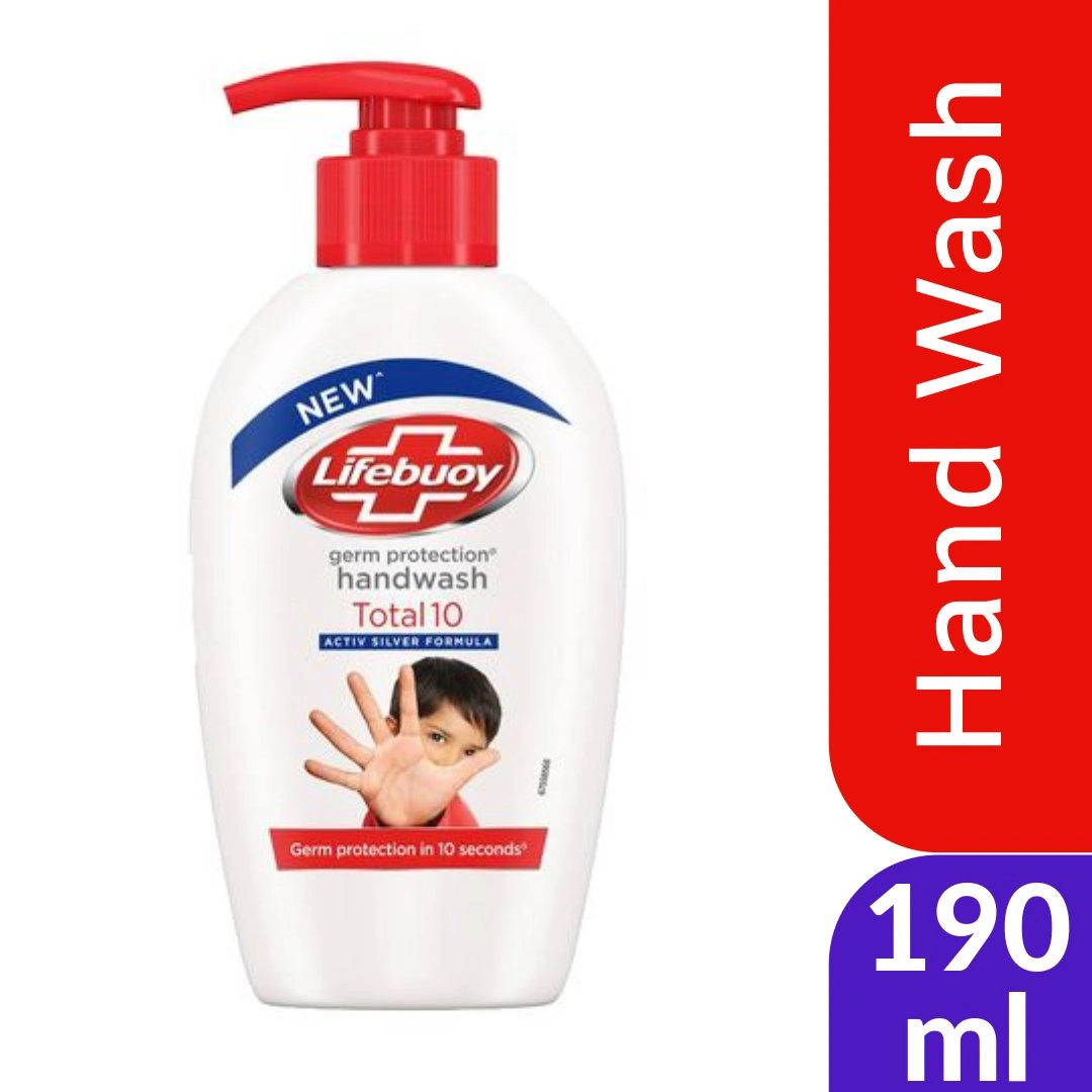 Lifebuoy Handwash - Total 10 Pump 190ml-BM1537