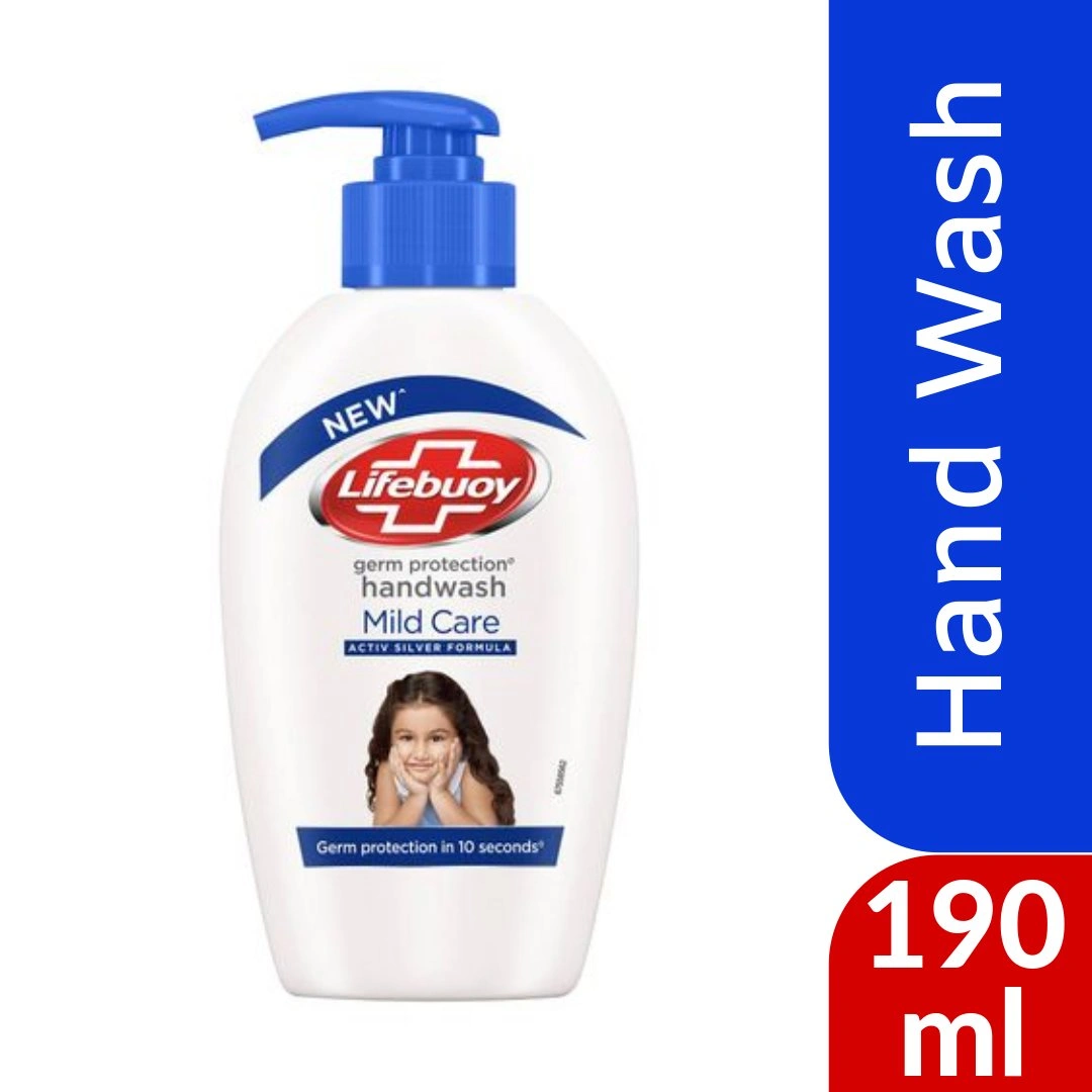 Lifebuoy Handwash - Mild Care Pump 190ml-BM1538