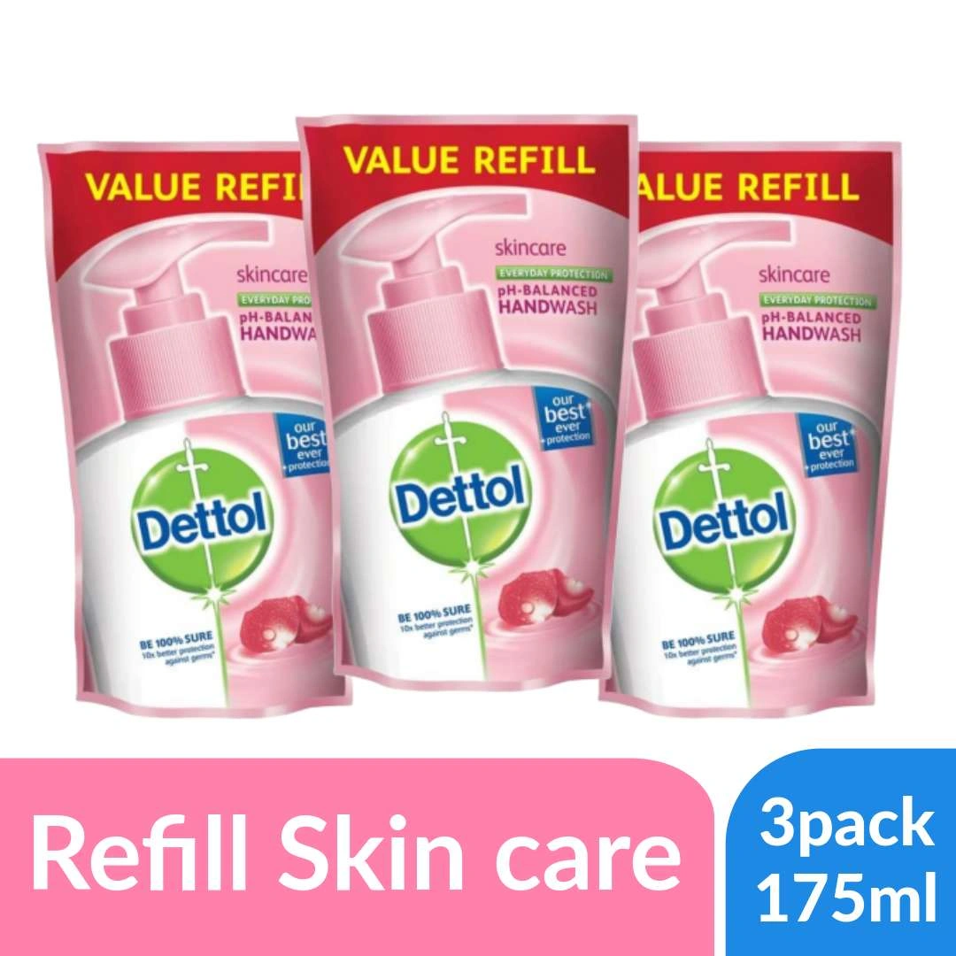 Dettol Handwash Skincare Refill 175ml (Pack of 3)-BM1541