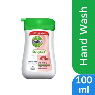 Dettol Handwash SkinCare Liquid - Squeezy 100ml
