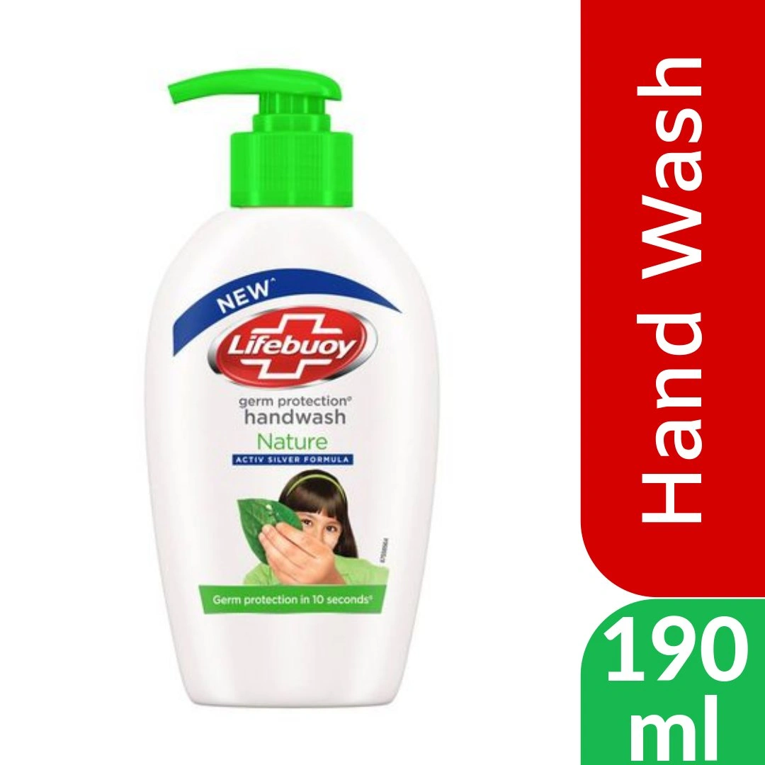 Lifebuoy Handwash - Nature Pump 190ml-BM1545