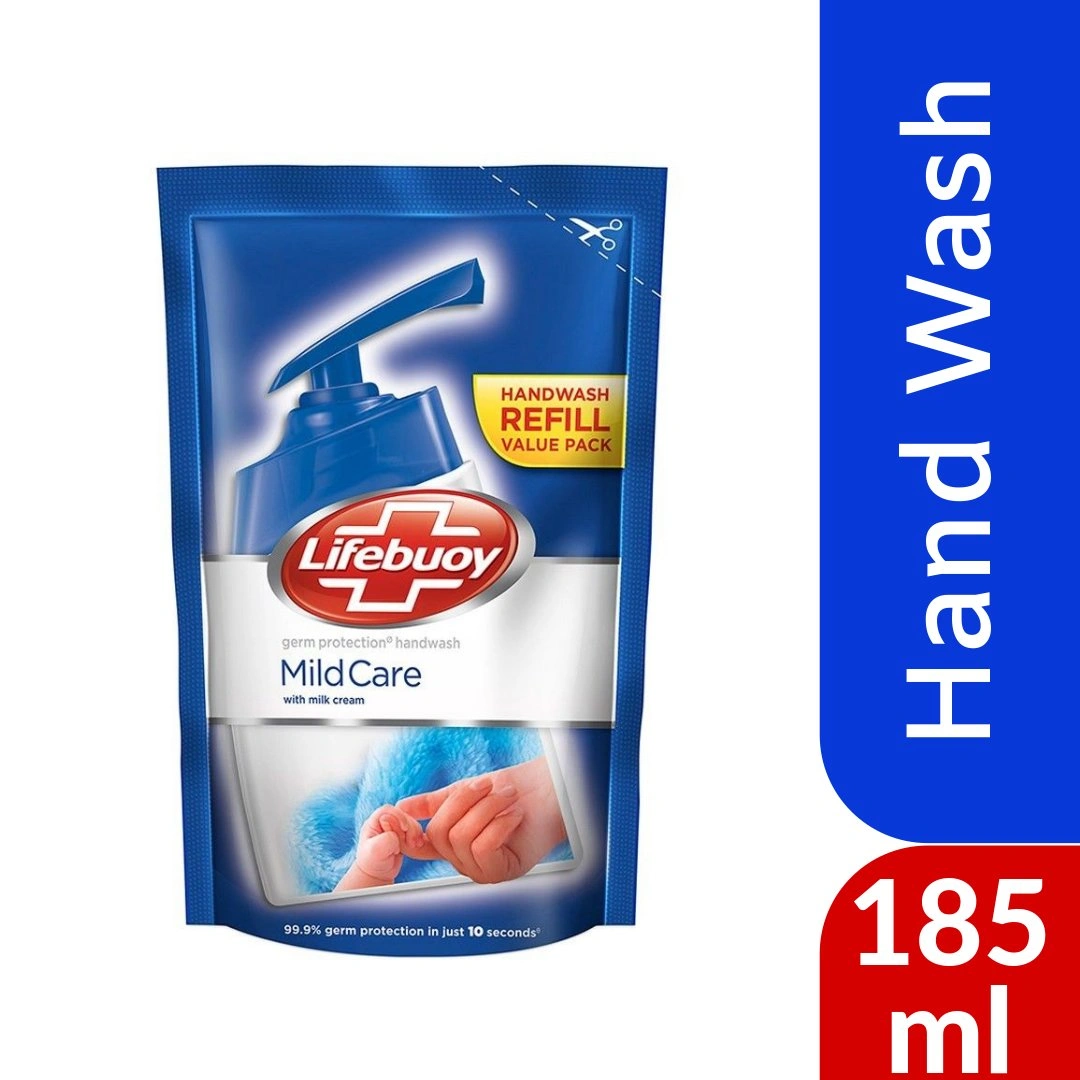 Lifebuoy Handwash - Mild Care Refill 185ml-BM1547