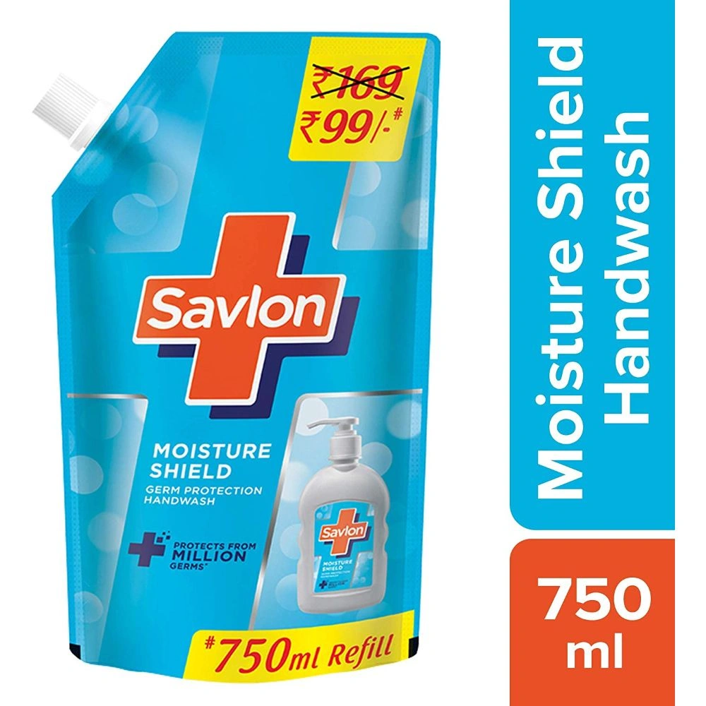 Savlon Handwash - Moisture Shield Refill - 750ml-BM1550