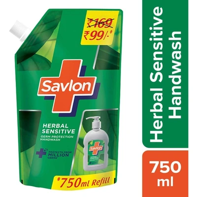 Savlon Handwash - Herbal Sensitive Refill - 750ml