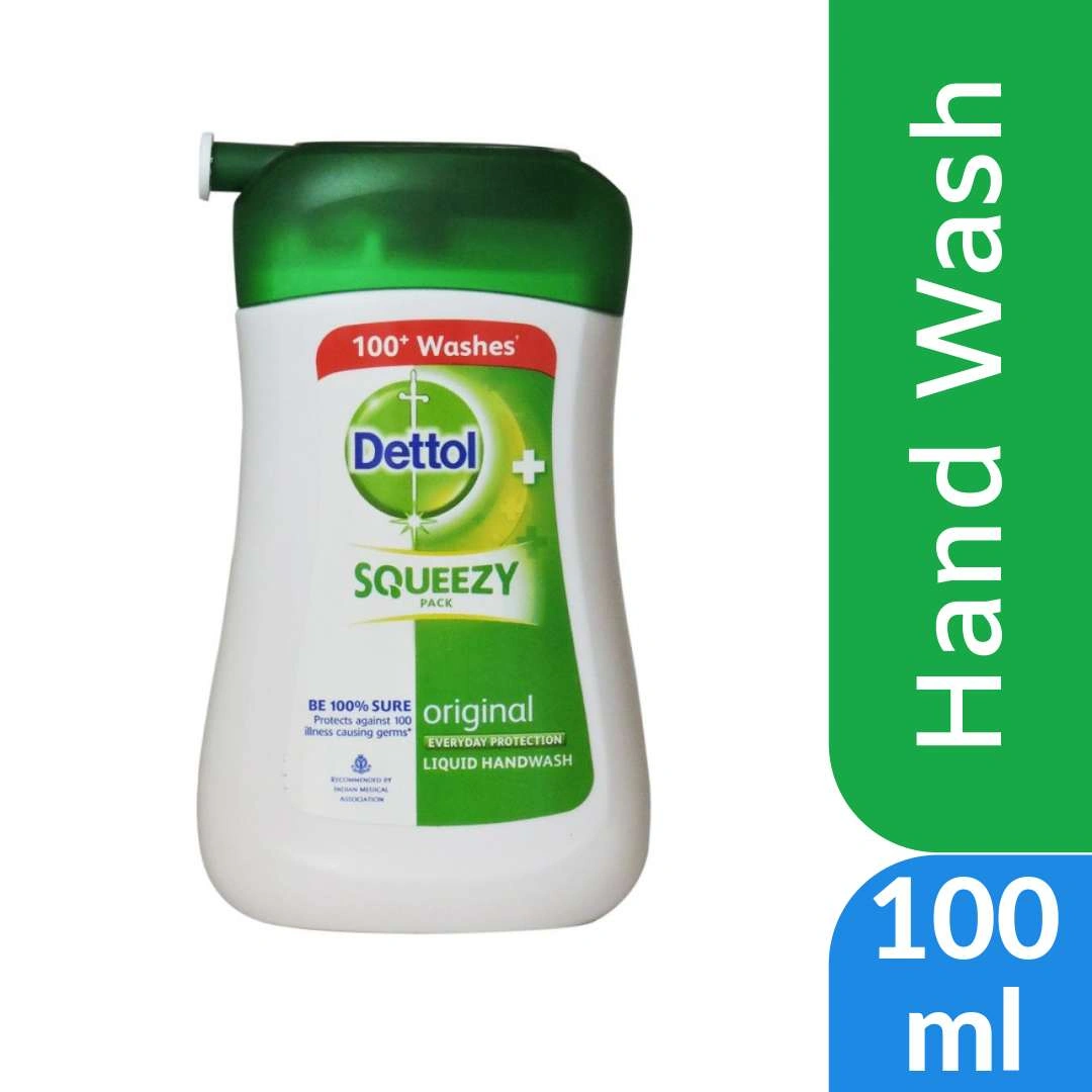 Dettol Handwash Original Liquid - Squeezy 100ml-BM1552