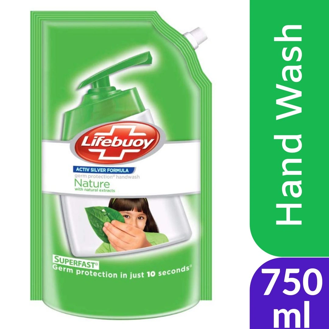 Lifebuoy Handwash - Nature Refill 750ml-BM1558