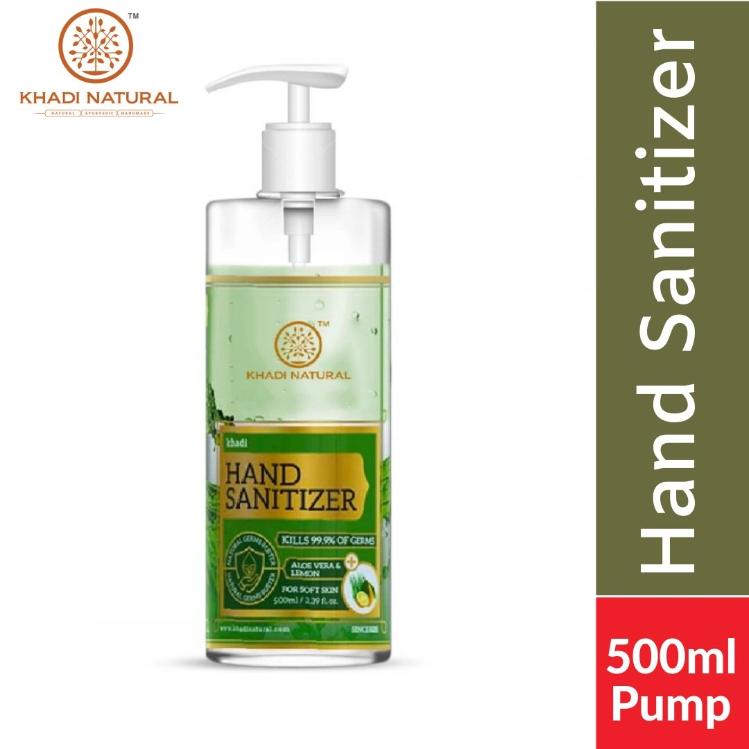 Khadi Natural Hand Sanitizer - 500ml Pump-BM1563