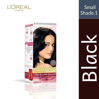 Loreal Paris Excellence Cream Hair Colour Black 1 Small