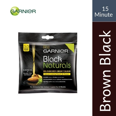 Garnier Hair Color Cream Brown Black Shade No.3 (Pouch)