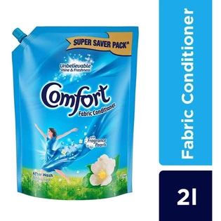 Comfort Afterwash Morning Fresh Fabric Conditioner 2Lt Pouch