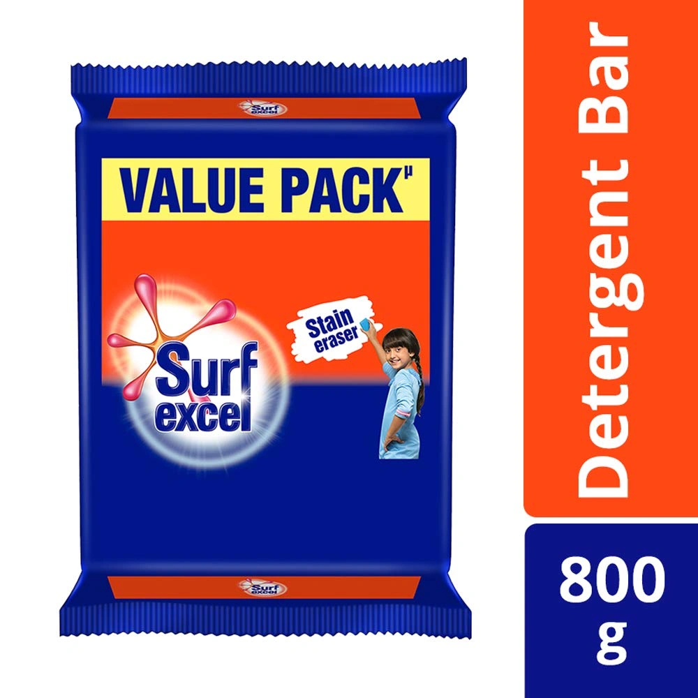 Surf Excel Detergent Bar Soap 200g(Pack of 4pc)  93  94-BM1630