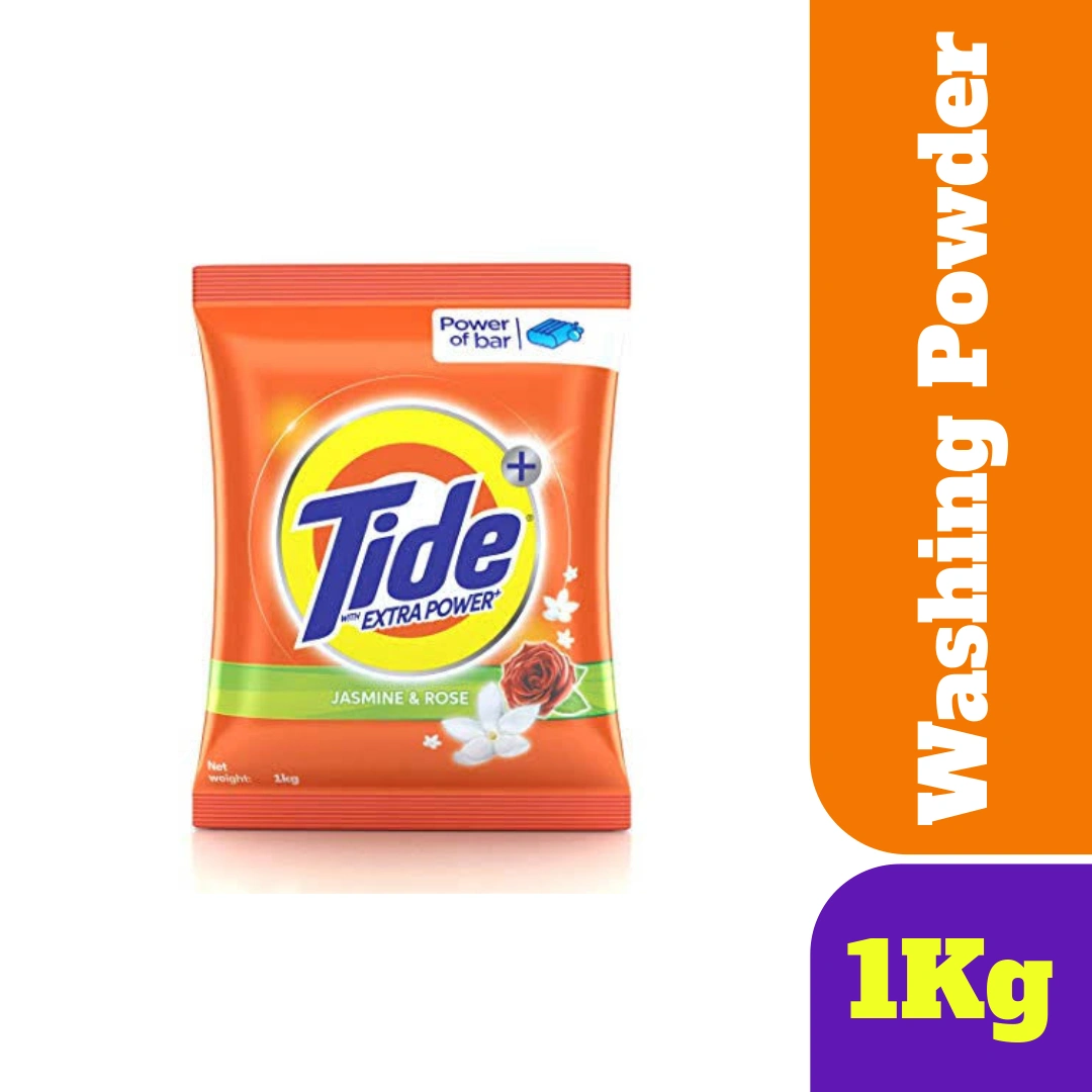 Tide Plus Jasmine &amp; Rose Detergent Powder Extra Power 1kg-BM1637