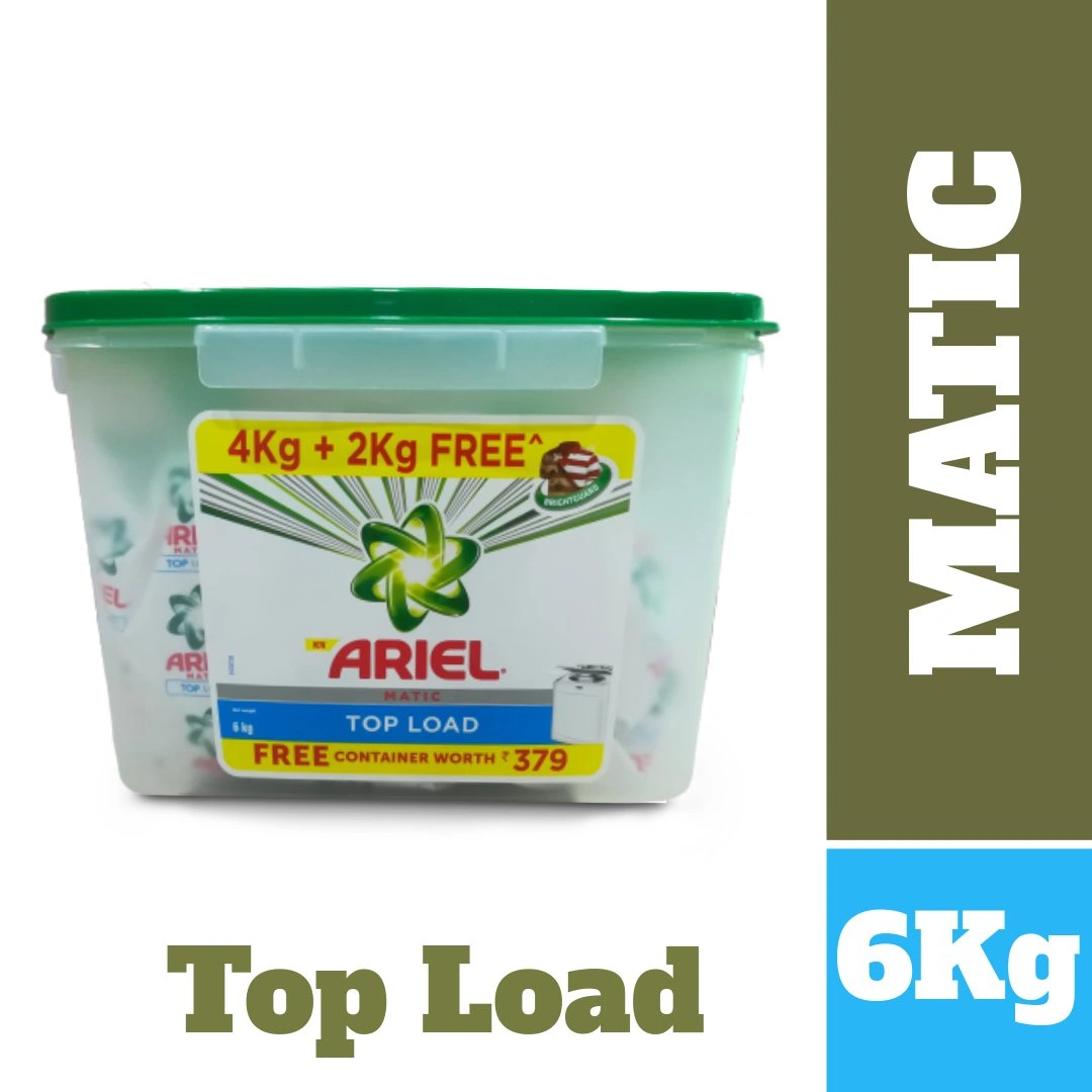 Ariel Matic Top Load Detergent Washing Powder 4kg+2kg Free-BM1649