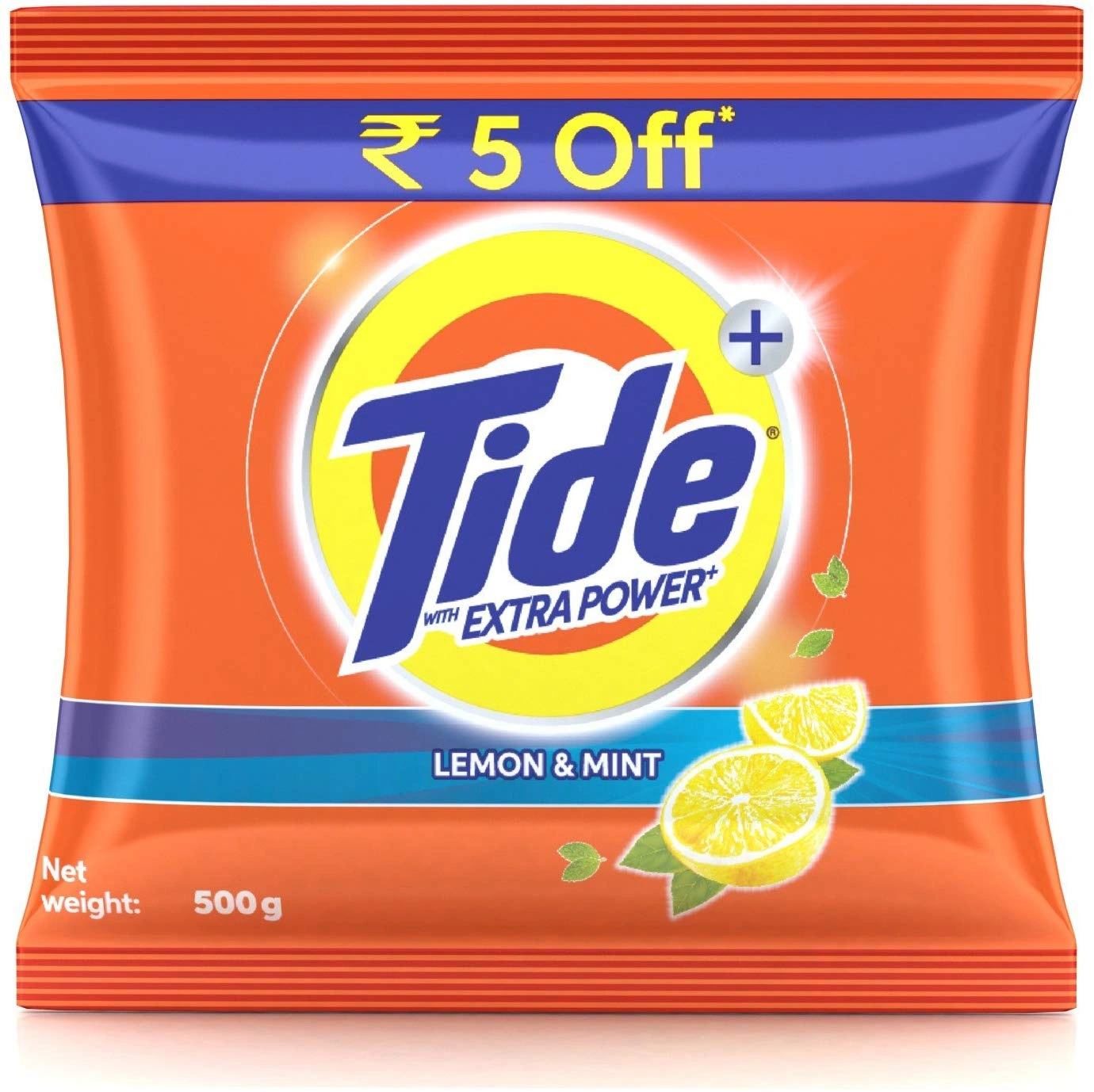 Tide Plus Lemon &amp; Mint Detergent Powder Extra Power 500g/1kg-BM1655