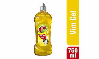 Vim Dishwash Liquid Gel 750ml Bottle