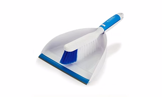 Cello Kleeno Dust Pan Brush Set (Blue and White)