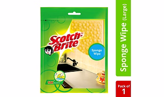 Scotch Brite Cleaning Sponge Wipe Large 1pc Pack