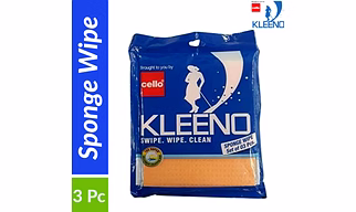 Cello Kleeno Cleaning Sponge Wipes 3pc Pack