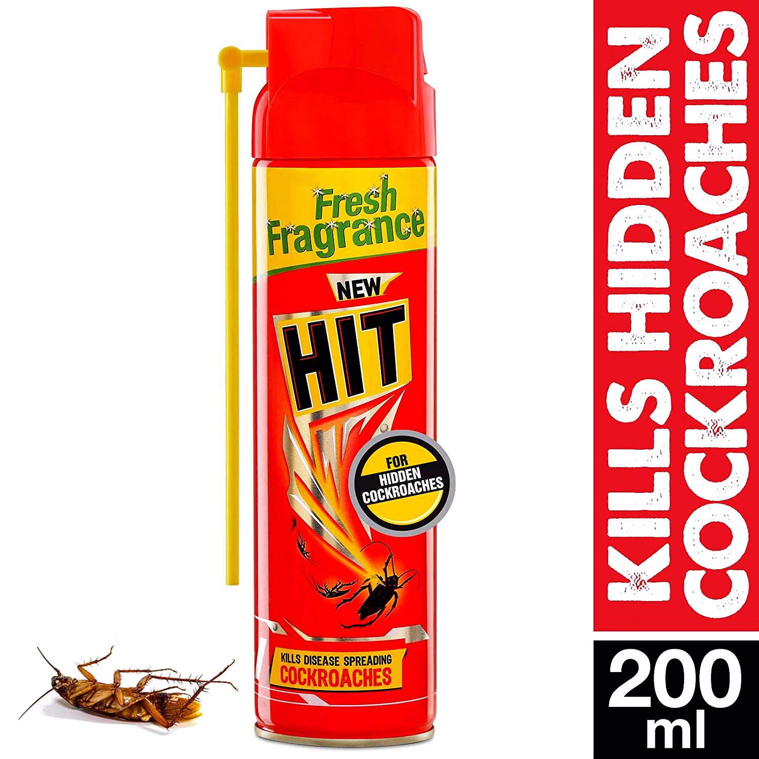 Hit Lal Cockroach Killer Spray - 200ml image 1