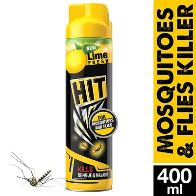 Hit Kala Mosquito & Fly Killer Spray - Lime Fragrance 400ml