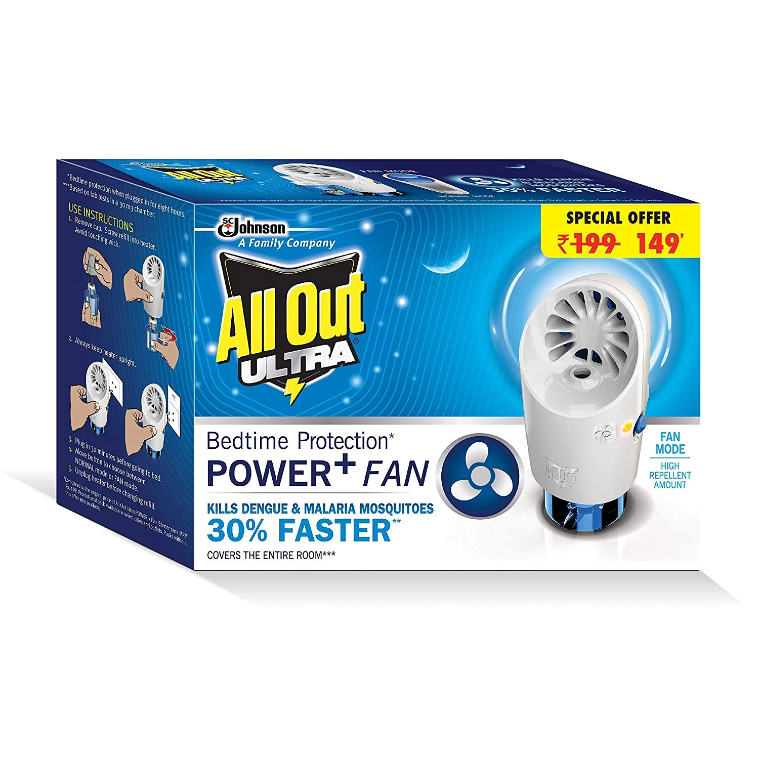 Allout Ultra Power+ FAN System - (Machine+Refill) Combo-BM1935