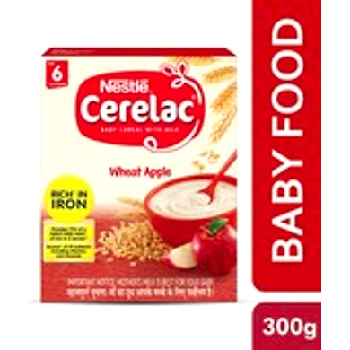 NESTLE CERELAC STAGE1 WHEAT APPLE 300g-NEST-CER-04
