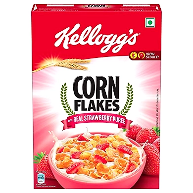 KELLOGGS CORN FLAKES REAL STRAWBERY 275-KLG-COR-001