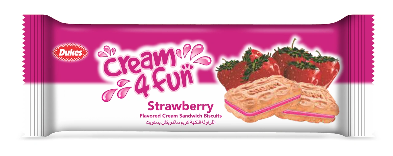 CRÈME 4 FUN STRAWBERRY  - PACK SIZE 43X120-SKU-GTC2019