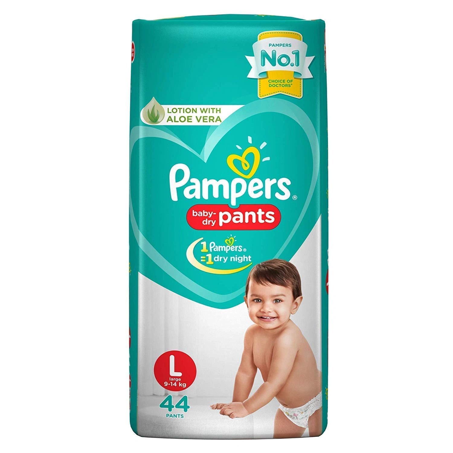 Pampers Premium Care Pants Style Baby Diapers Large L 44 Count All  in1 Diapers with 360 Cottony Softness 914kg  Amazonin