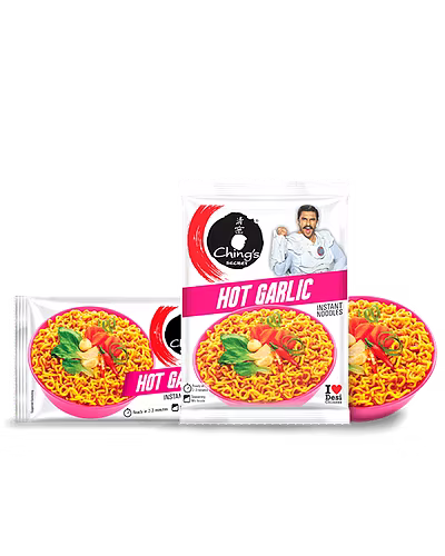 Chings Hot Garlic Noodle 60/--8901595963362