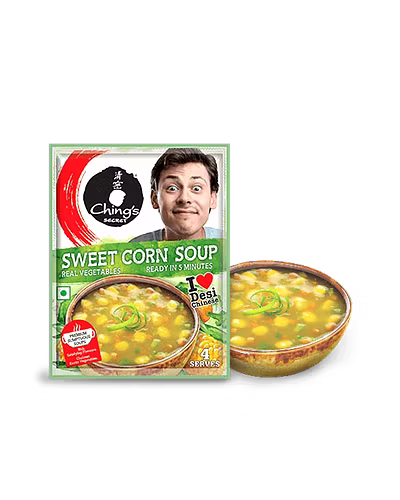 Chings Sweet Corn Veg Soup 10/--8901595971237