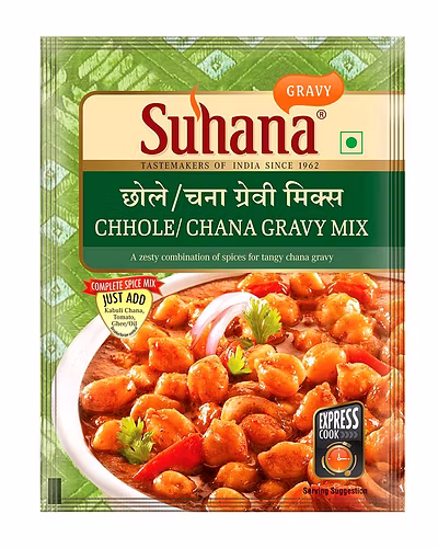 Suhana Chhole Chana Gravy Mix  40/--8901662037989