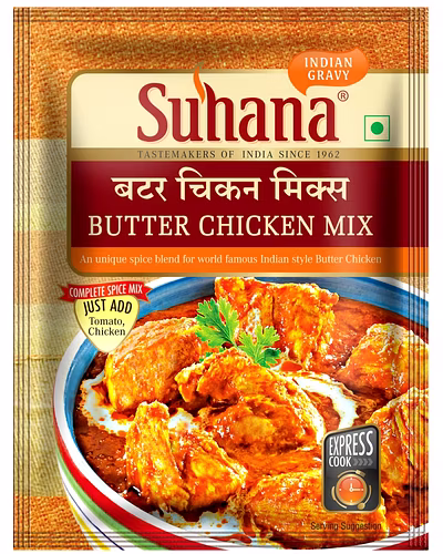 Suhana Butter Chickin Mix 50gm-8901662024583