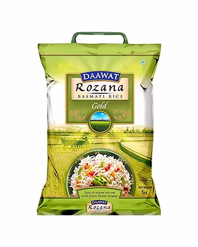 Daawat Rozana Gold Bas. Rice 5kg-8901537006027